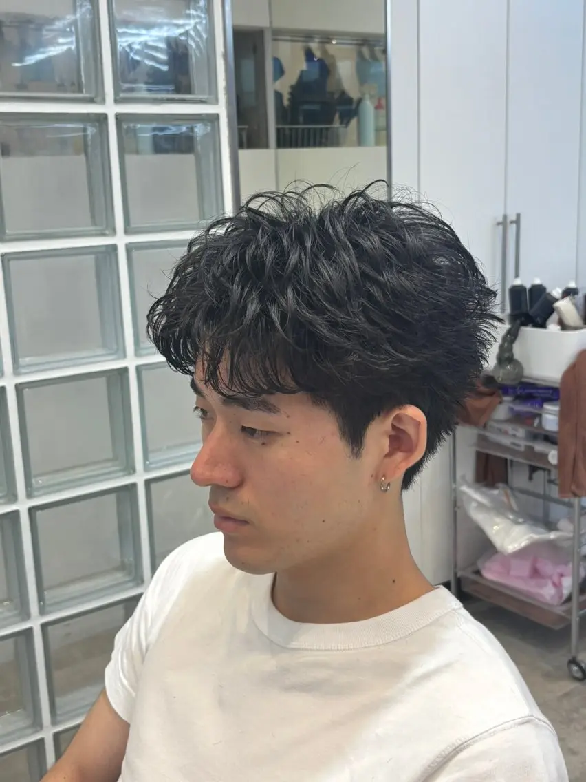 ショート パーマ メンズ ショートヘア 【fifth】上條 巧真のヘアスタイル