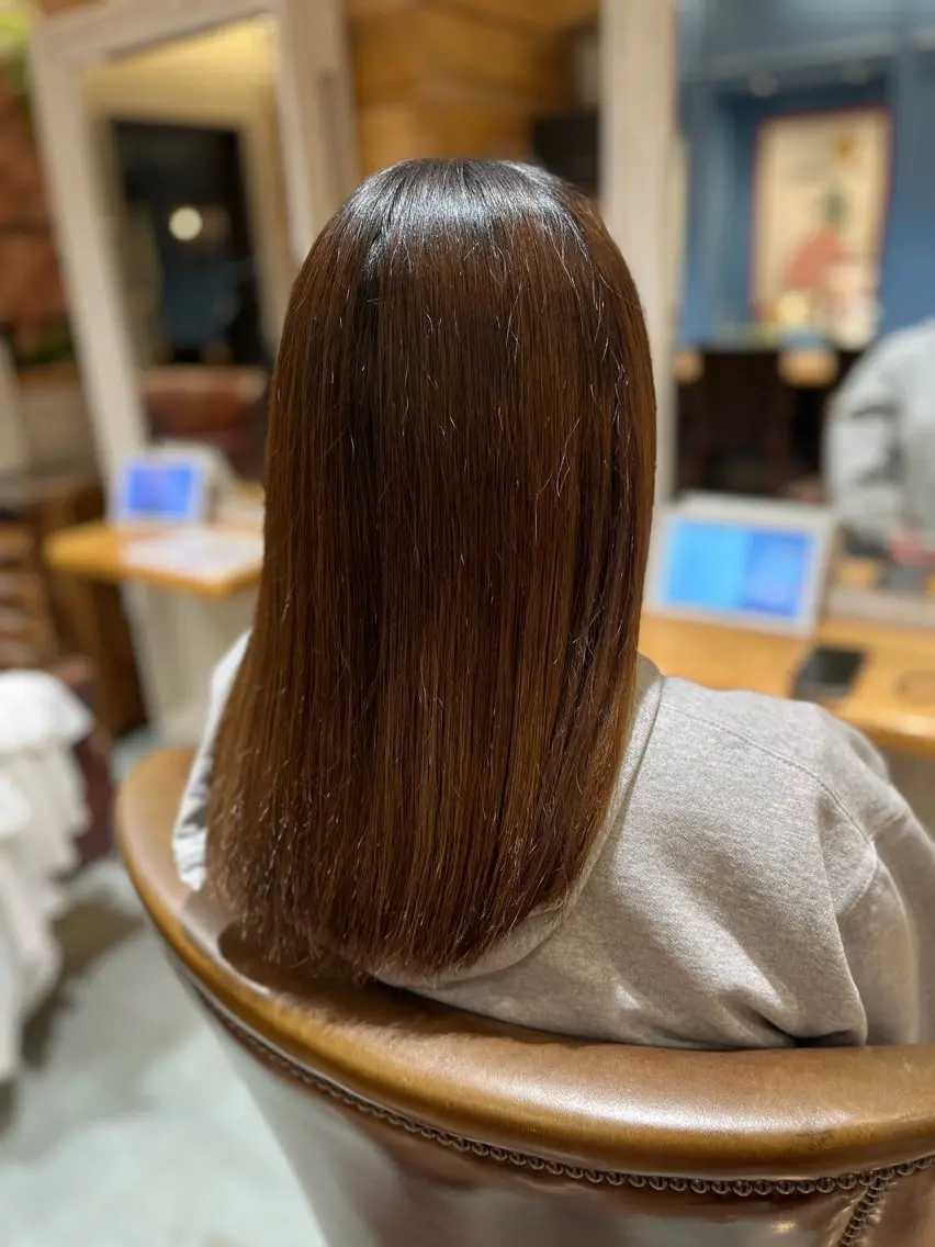 セミロング 菊地 真優のヘアスタイル