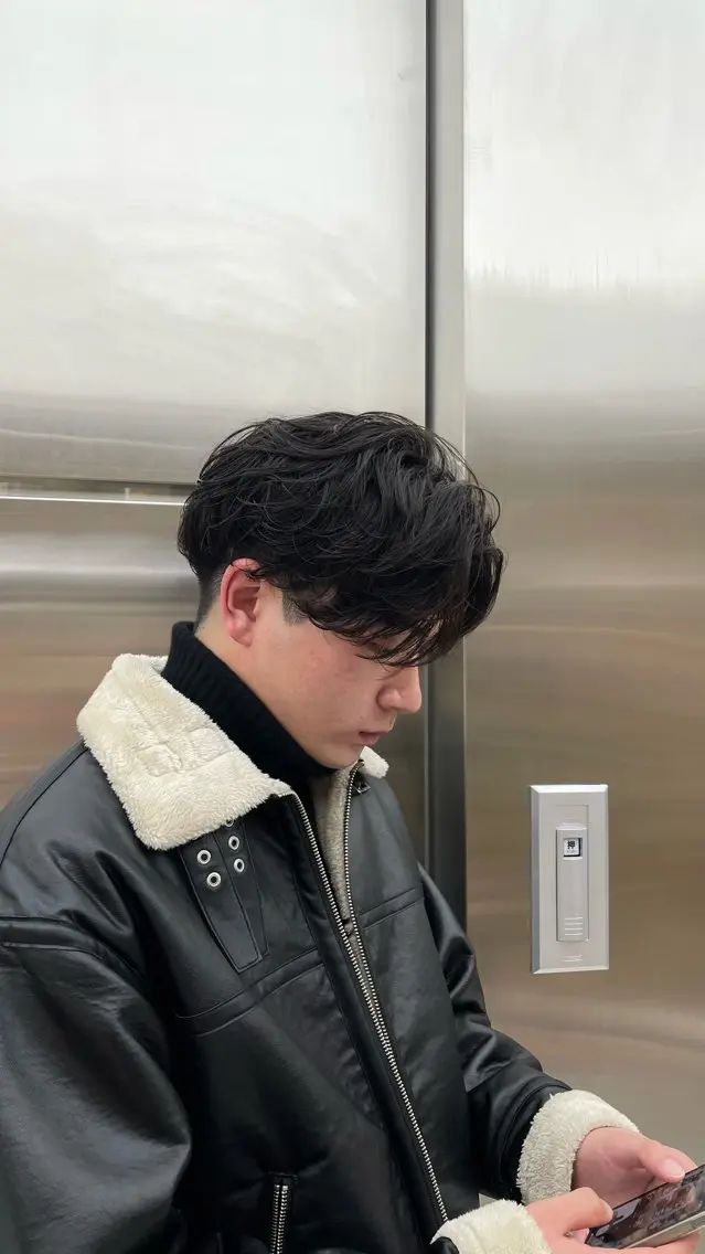 パーマ メンズ カット パーマ fifth 阿部楓のヘアスタイル
