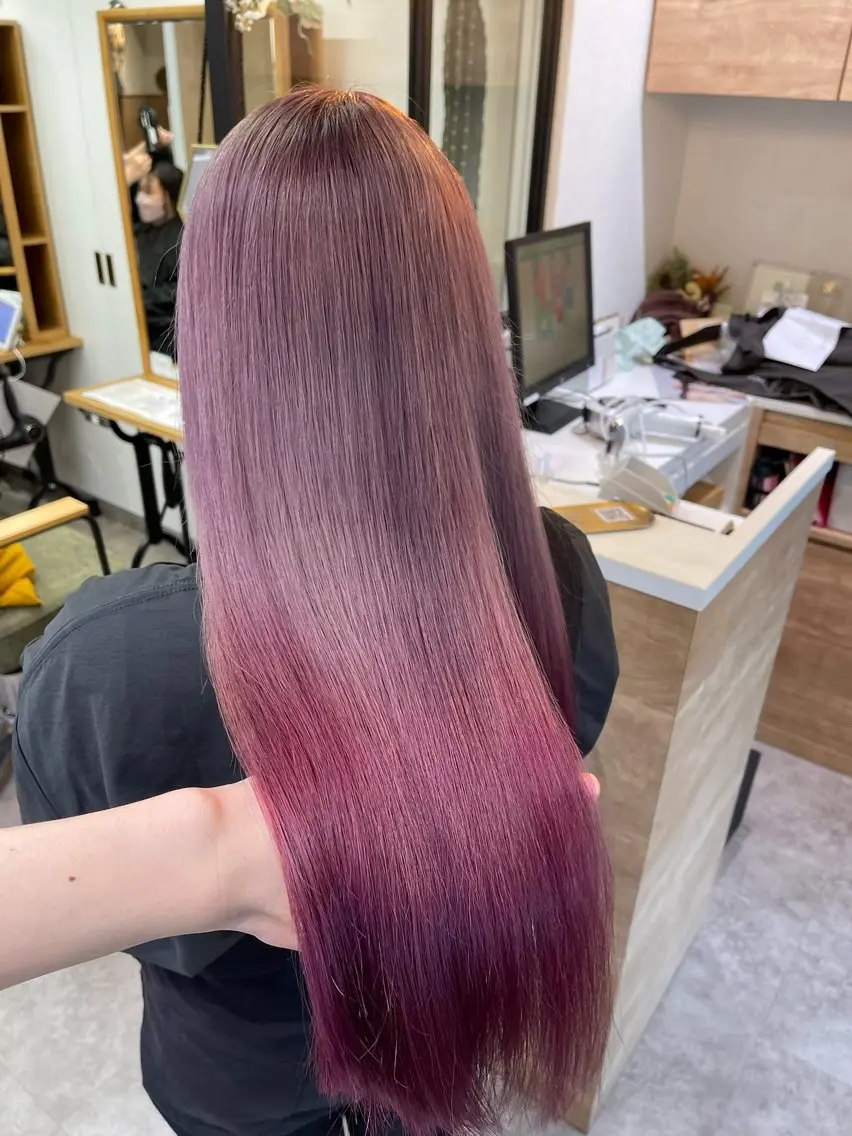カラー ヘアカラー トリートメント Azu🩰/ 透明感 カラー🎀/アレンジのヘアスタイル