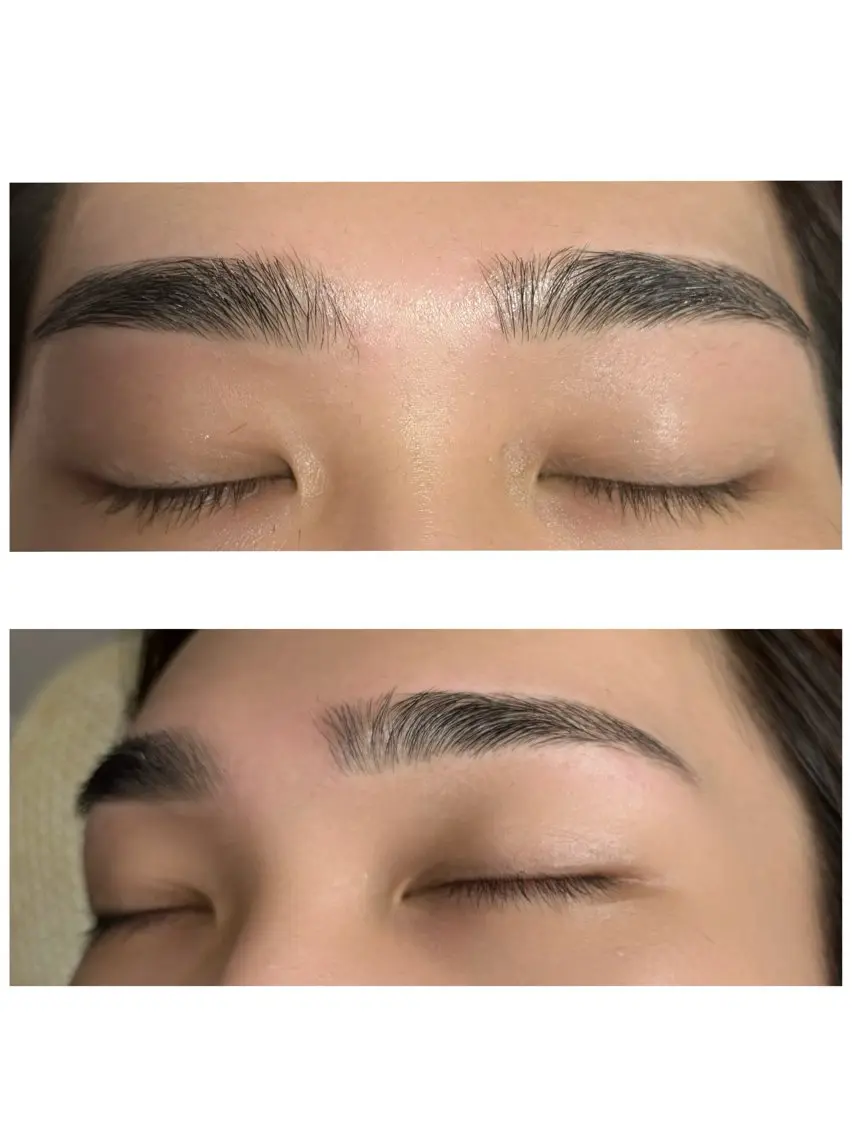 メンズも🉑アイブロウワックス脱毛+メイク仕上げ🎀🪄《美眉毛wax脱毛》の写真