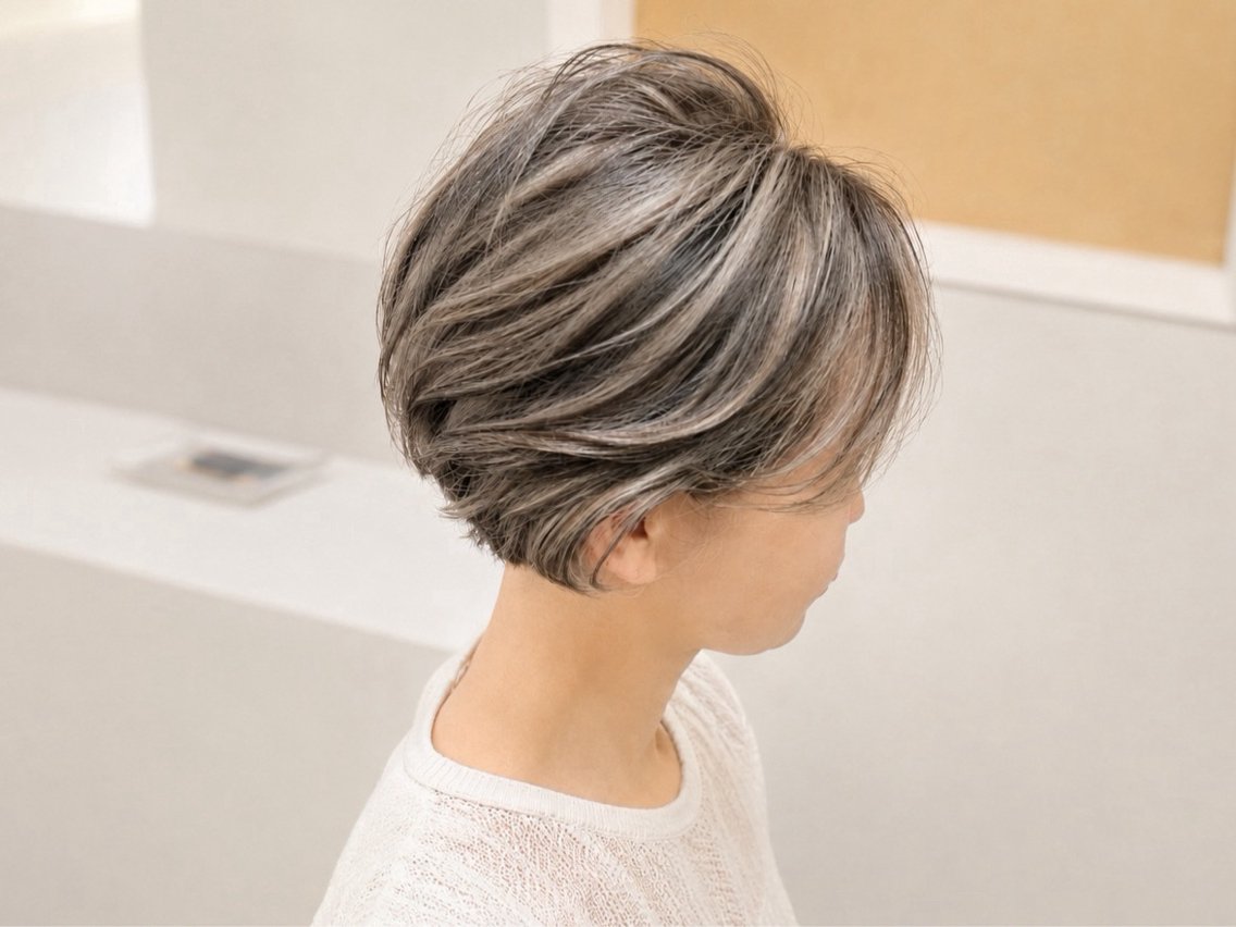 ショート カラー ヘアアレンジ カット ヘアカラー トリートメント ヘッドスパ ヘアセット 銀座/似合わせカット /髪質改善/油谷樹️のヘアスタイル