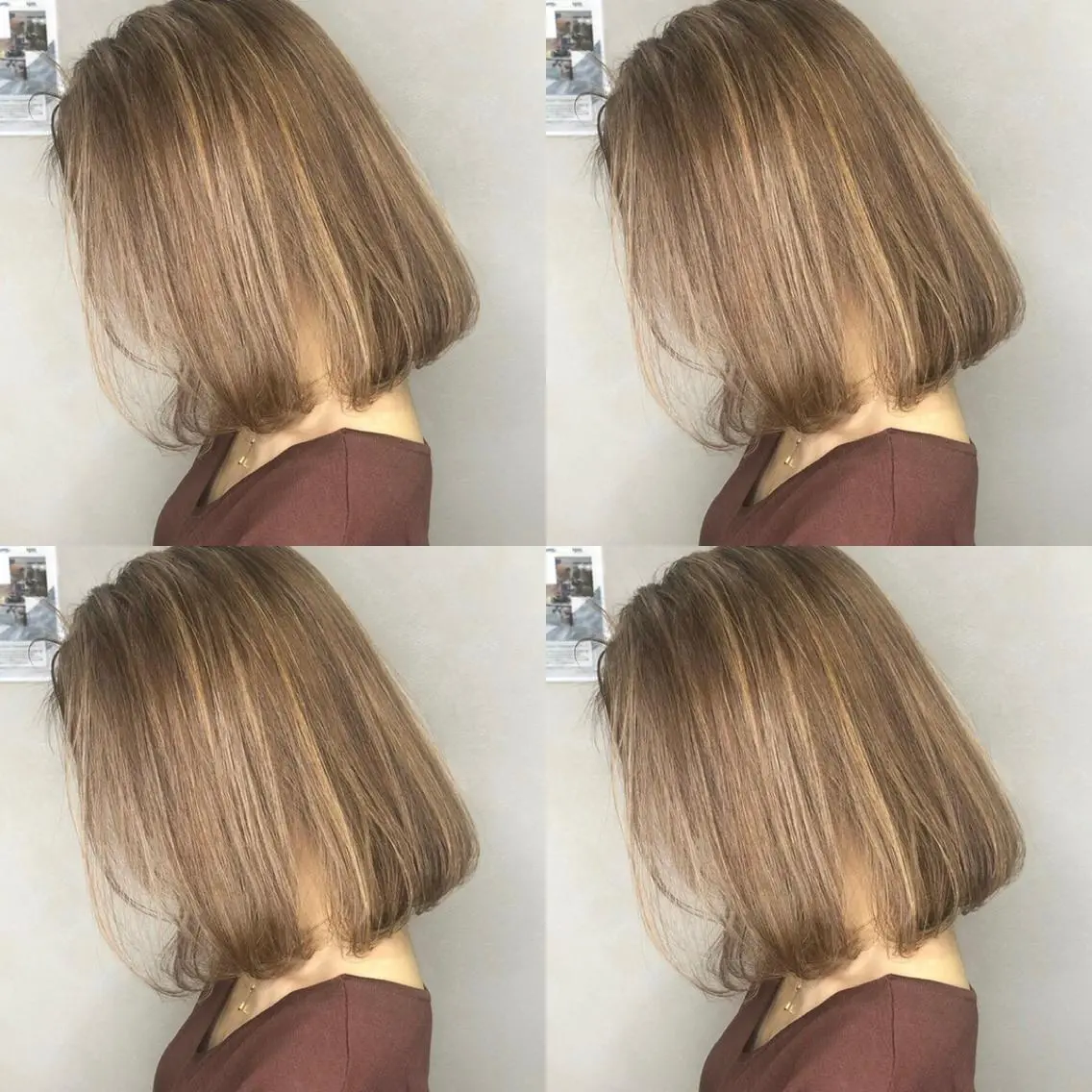 ミディアム 亀川蓮 Agu hairのヘアスタイル