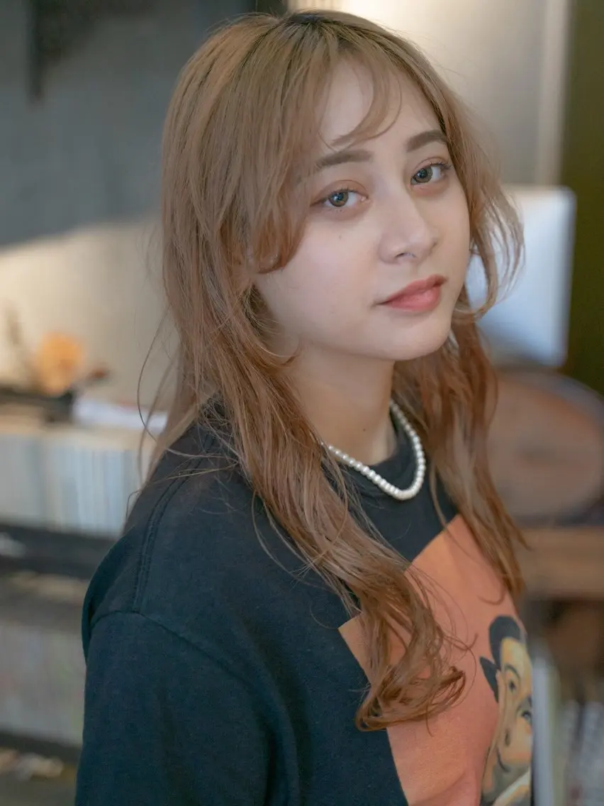 ロング カラー レイヤーカット カット ヘアカラー トリートメント 鎌田卓也/髪質改善 /透明感カラーのヘアスタイル