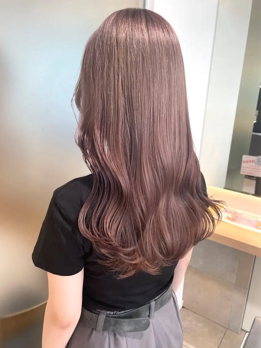 ロング カラー ヘアカラー 佐藤 梨里花 ❤︎のヘアスタイル