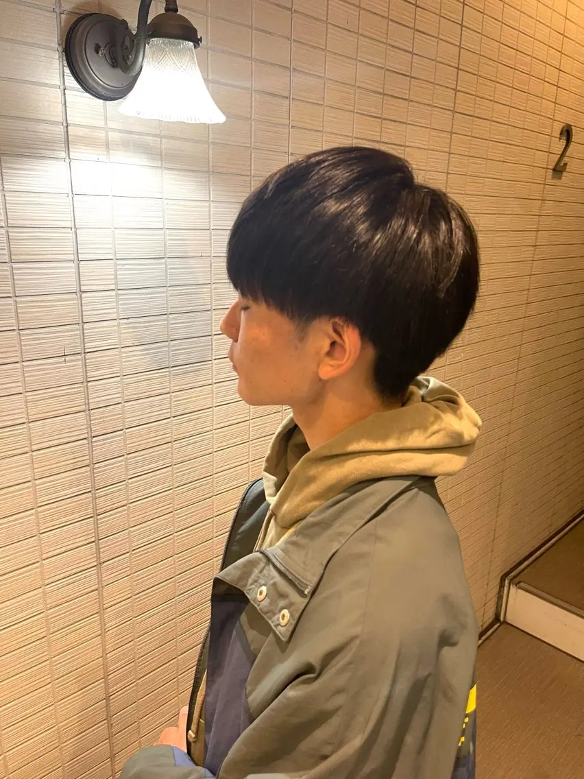 ショート メンズ マッシュ ショート/ボブ アンドウ☺︎のヘアスタイル