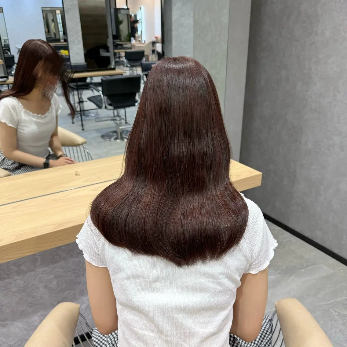 ロング カット ヘアカラー すずきなつき 縮毛矯正🐰🌙のヘアスタイル