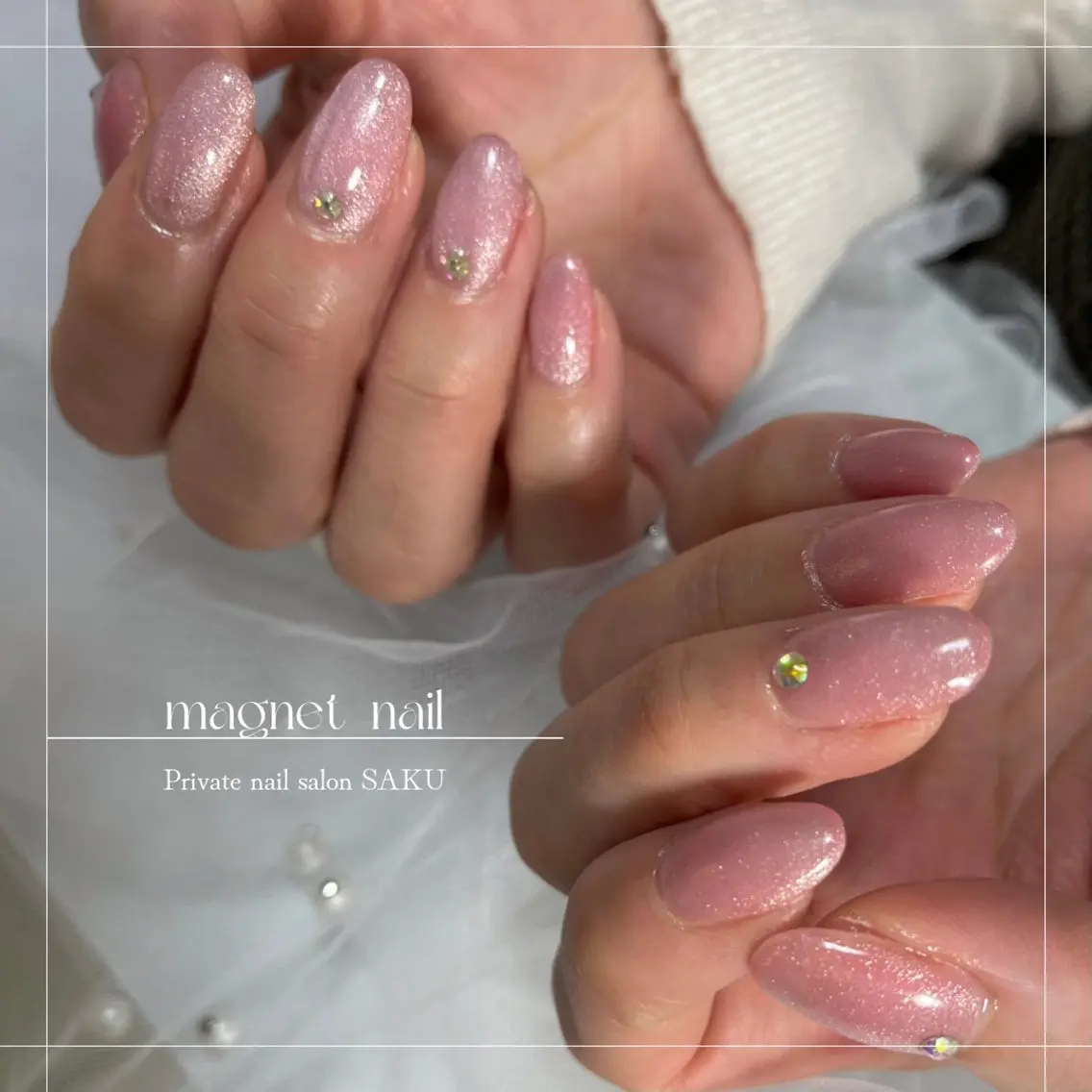 ネイル ニュアンスネイル シンプルネイル SAKU nail 作島茜のネイルデザイン