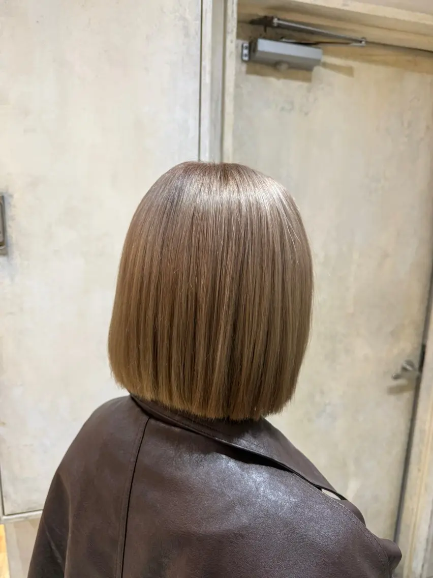《ボブ・ショートカット》カット✂️➕カラー🩷➕自社開発・髪質改善トリートメント🩵の写真