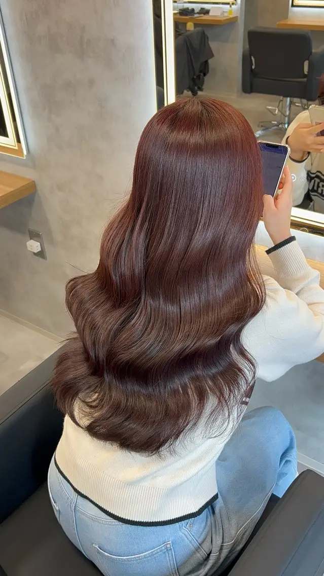ロング カラー ヘアカラー トリートメント ブリーチなしの達人 🌈KAITOのヘアスタイル