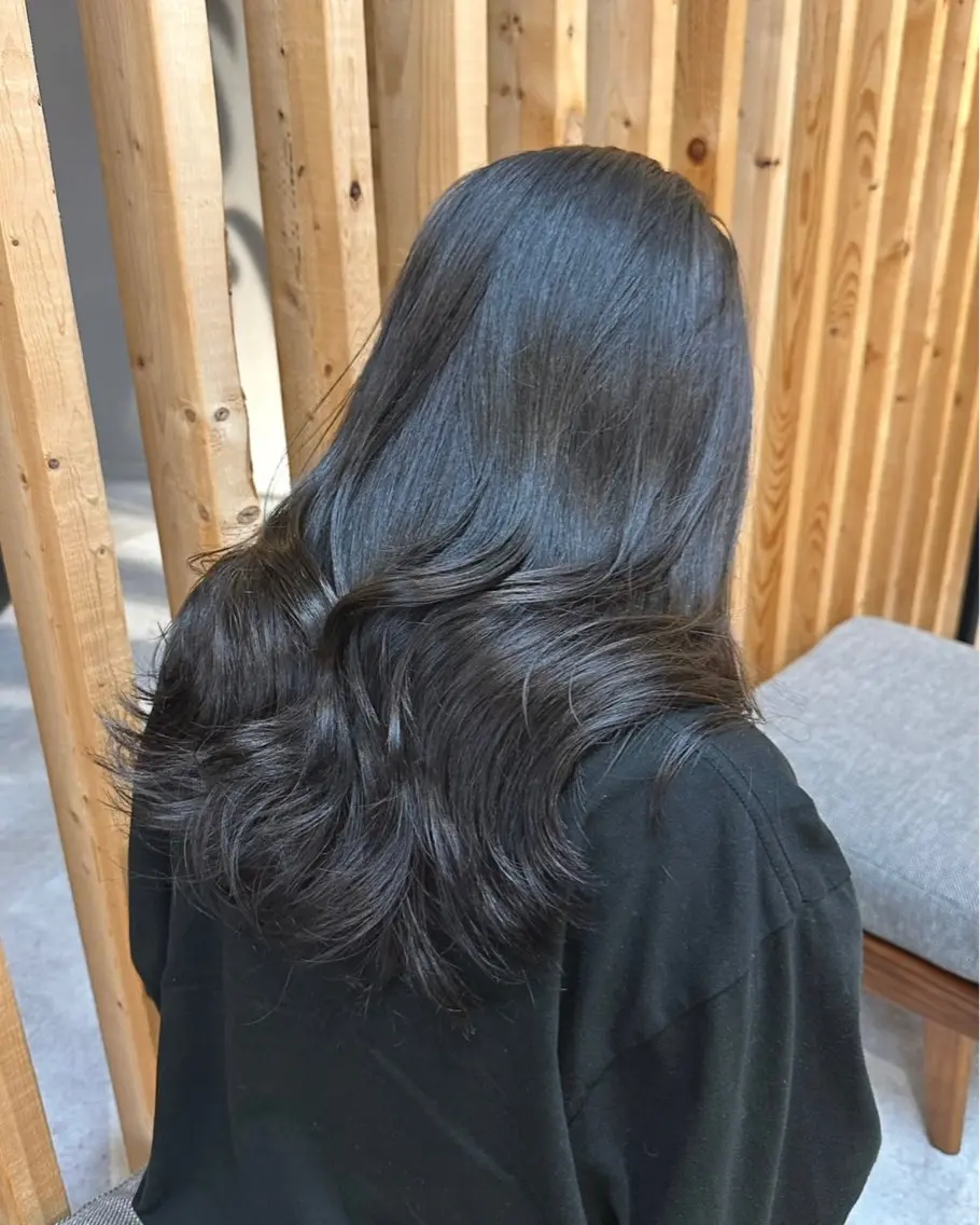 ロング カット ヘアカラー トリートメント HIROKI /艶カラー/カットのヘアスタイル