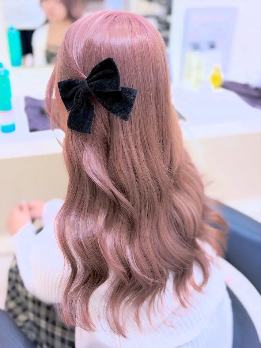 カラー ヘアカラー トリートメント ベージュ・ラベンダー カラー🎀りりのヘアスタイル