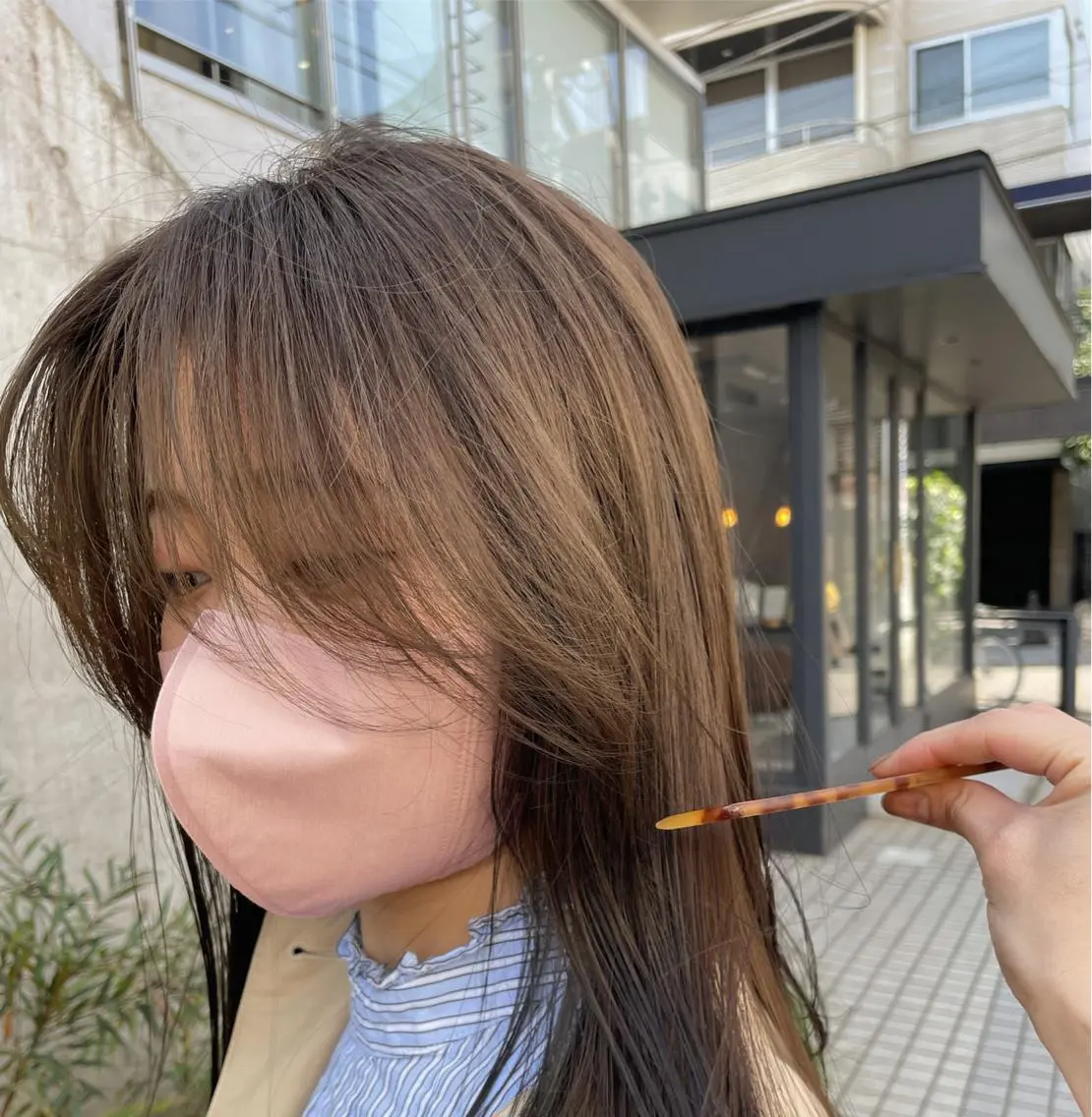 ロング カラー ベージュカラー kana .のヘアスタイル