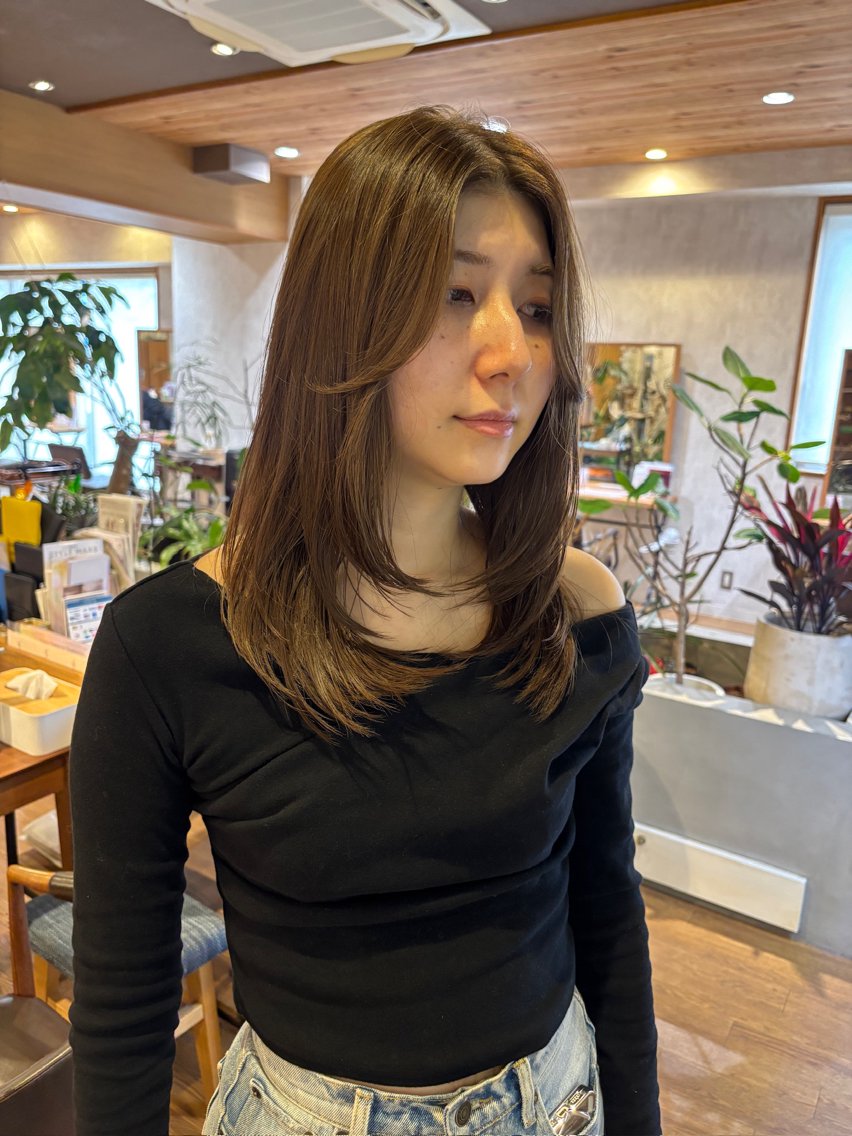 セミロング 北花田美容師🐬🫧 にしむらみのりのヘアスタイル