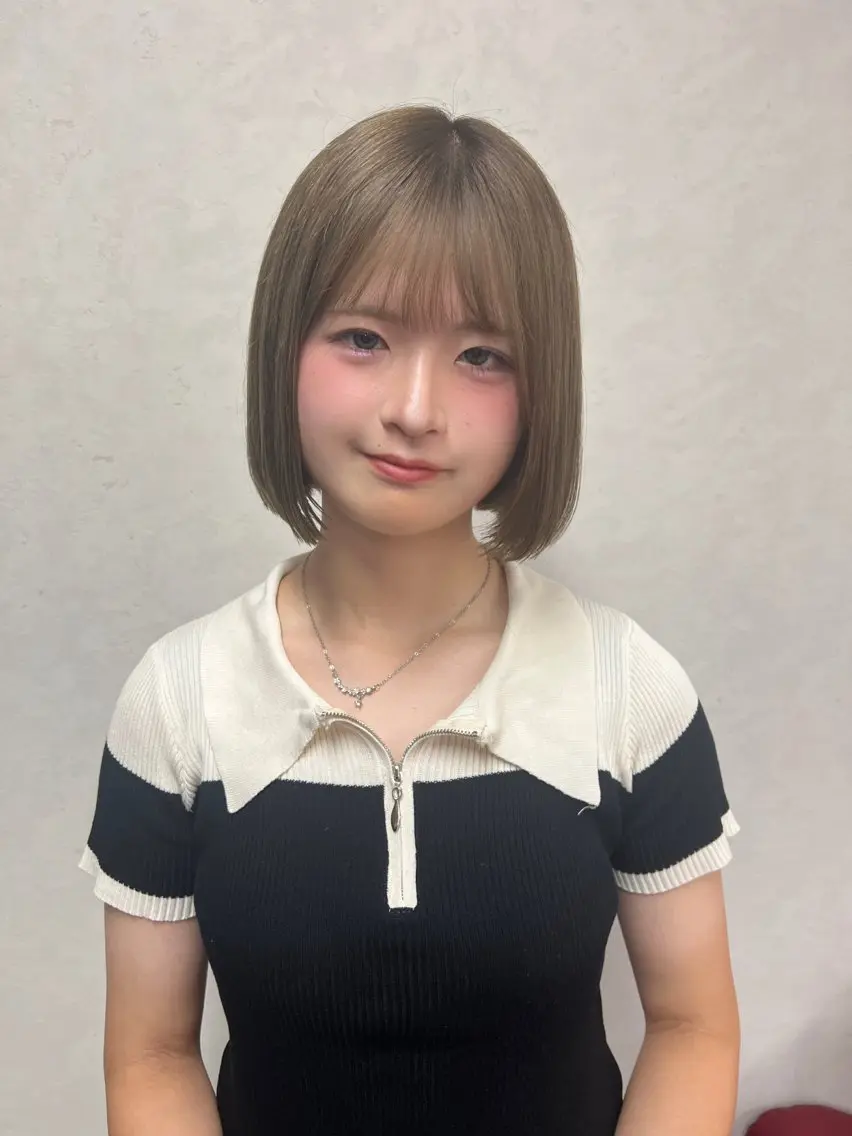 【5月限定🍀*゜】毛先調整カット➕ブリーチなしワンカラー➕トリートメント➕超音波アイロンケアの写真