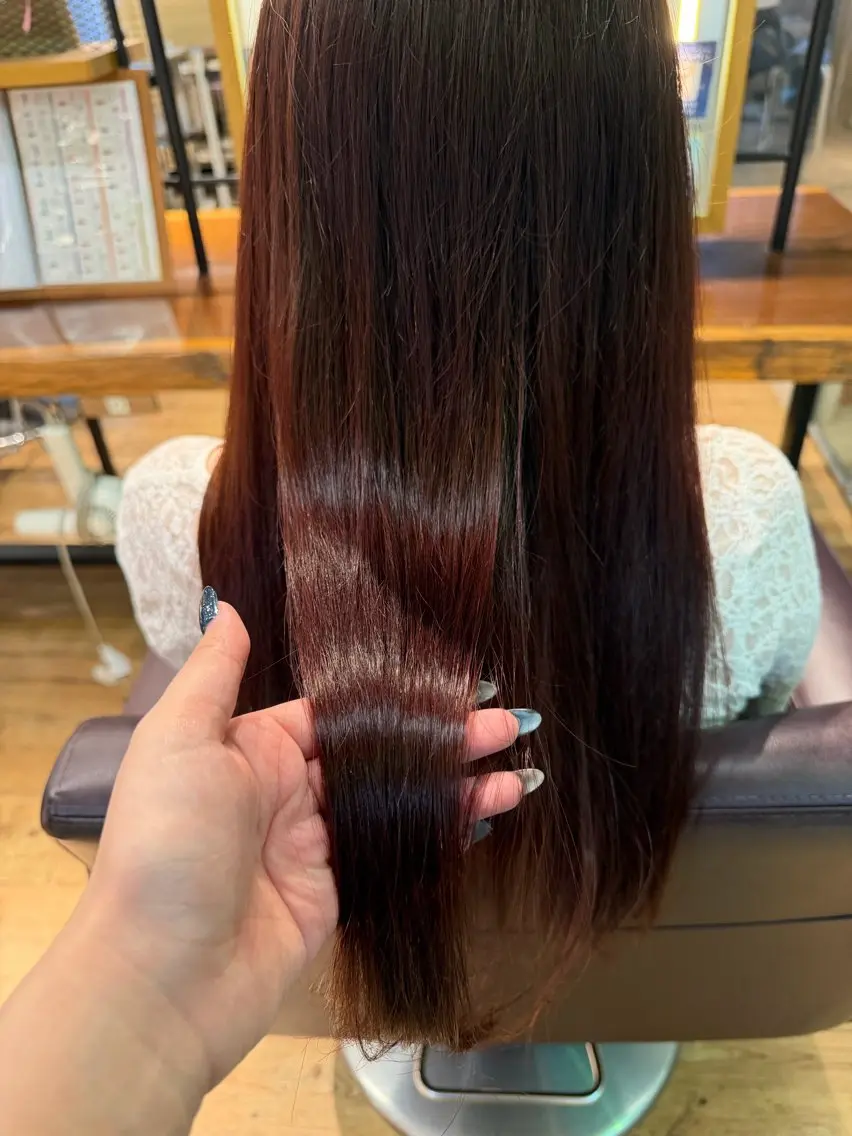ロング カラー ヘアカラー トリートメント アレンジ/艶髪/ 艶カラー/koumeのヘアスタイル