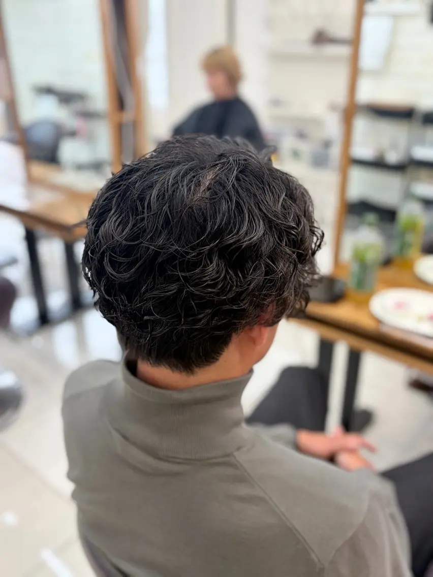 パーマ メンズ カット パーマ メンズパーマ/ウルフ /似合わせカット滉一のヘアスタイル