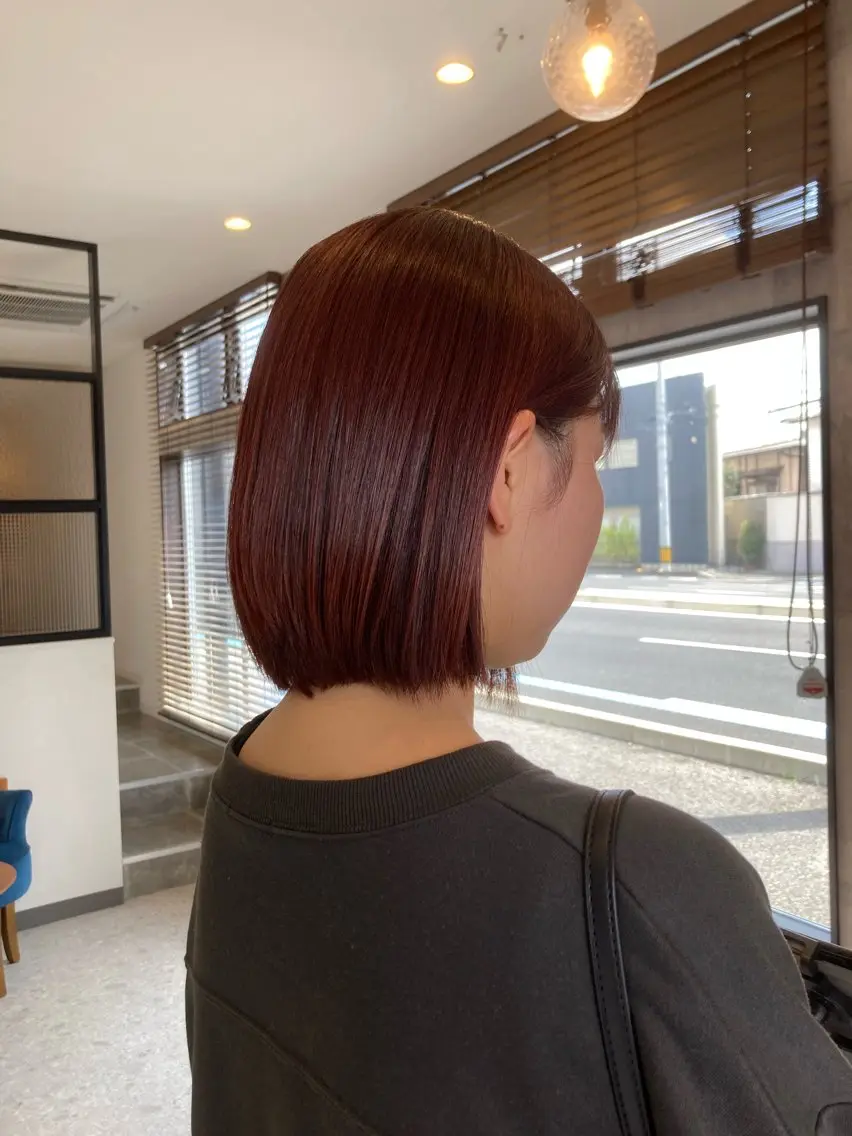 ミディアム ハマノ ミユのヘアスタイル