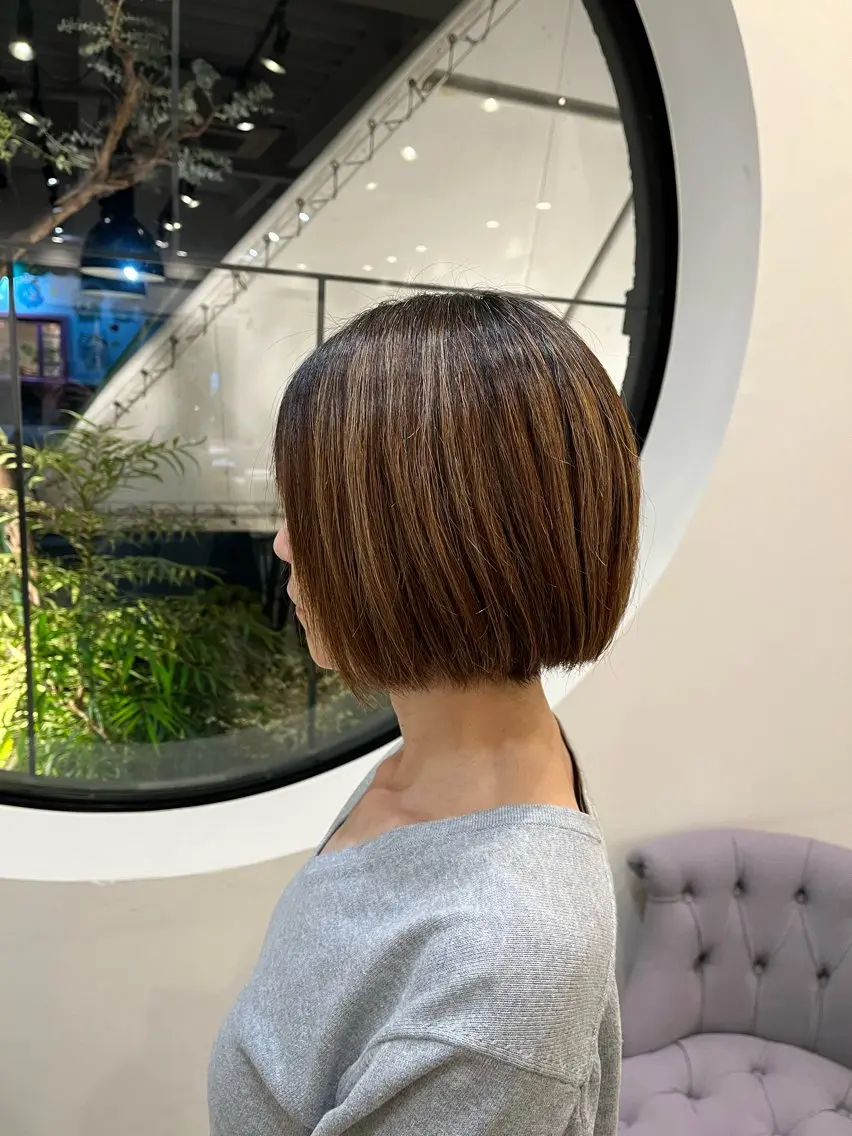 ショート ショートボブ ボブ ショートヘア MAHAE 東芝のヘアスタイル
