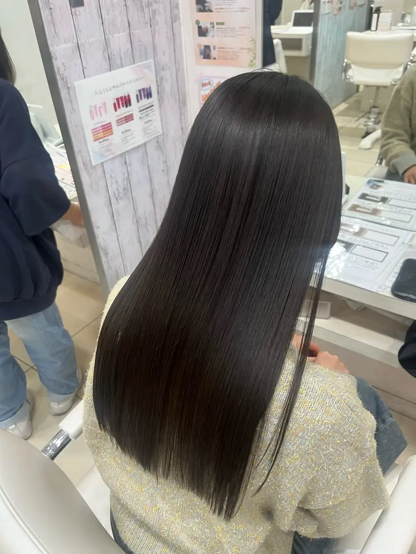 ロング カラー 髪質改善 ヘアカラー トリートメント 🤎ベージュカラー/ 髪質改善/山岸🤎のヘアスタイル