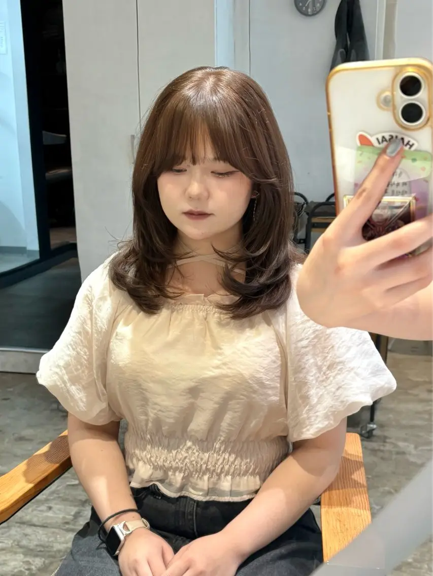 ミディアム カット ヘアカラー 明るめカラー/ボブ ★Yuzu★のヘアスタイル