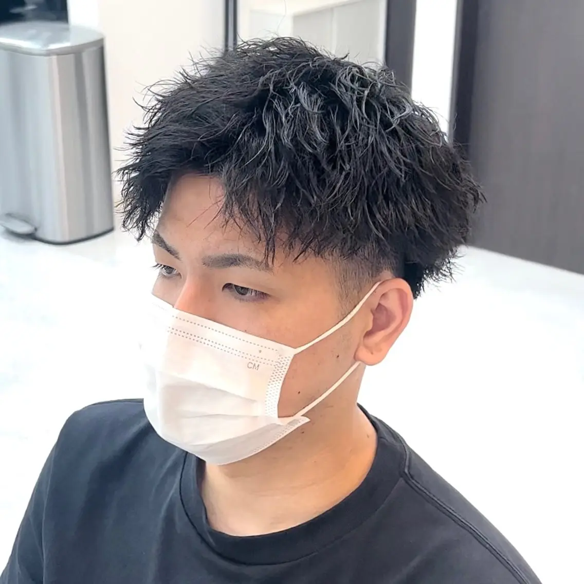 ショート パーマ ヘアアレンジ メンズ ショートヘア カット パーマ ヘアセット フウト/メンズカット /メンズパーマのヘアスタイル