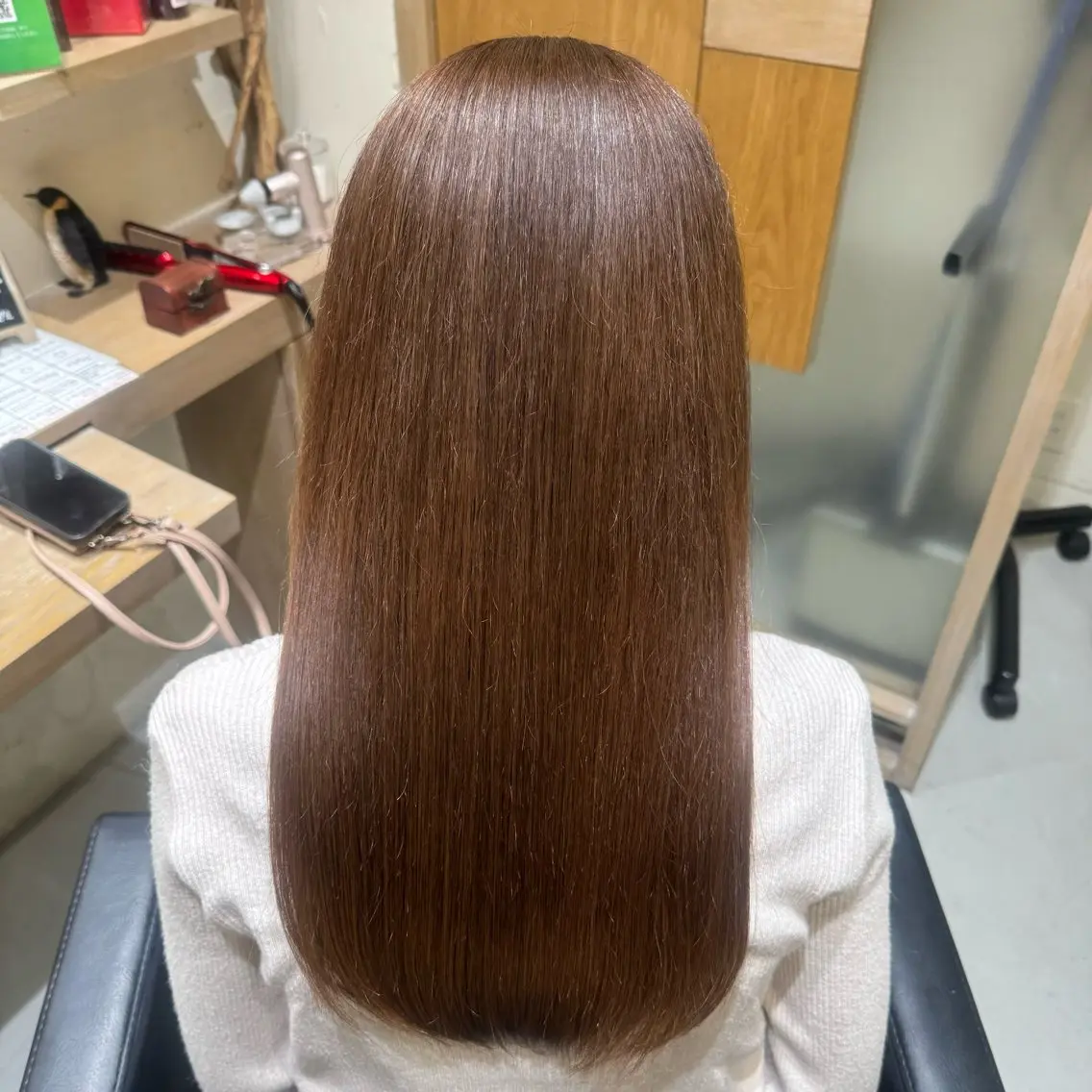 ロング トリートメント 𝐦𝐚𝐨🐈‍⬛ 🎀髪質改善/艶髪のヘアスタイル