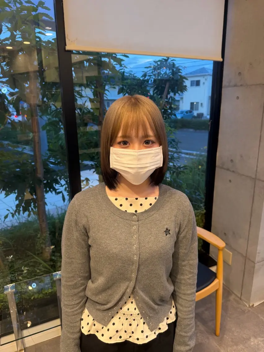 ショート ボブ 大野 智亜里のヘアスタイル