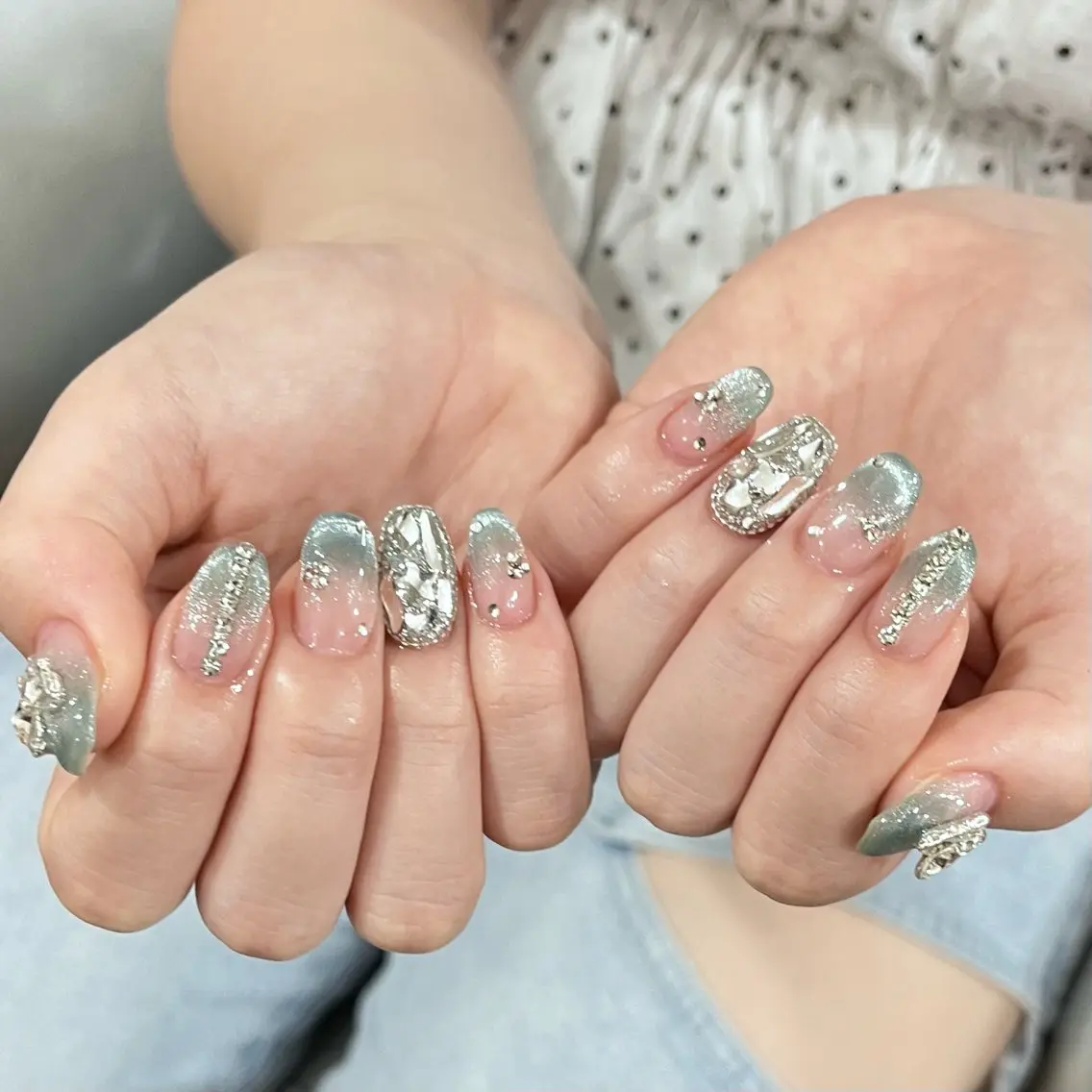 ネイル 韓国ネイル ワンホンネイル Kawaii _Nailのネイルデザイン