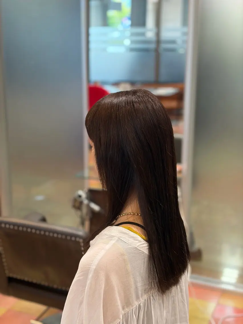 ロング カラー 長谷川 賢治のヘアスタイル