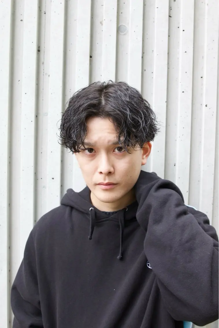 パーマ メンズ メンズパーマ特化/ シャドウ/波巻/陸翔のヘアスタイル