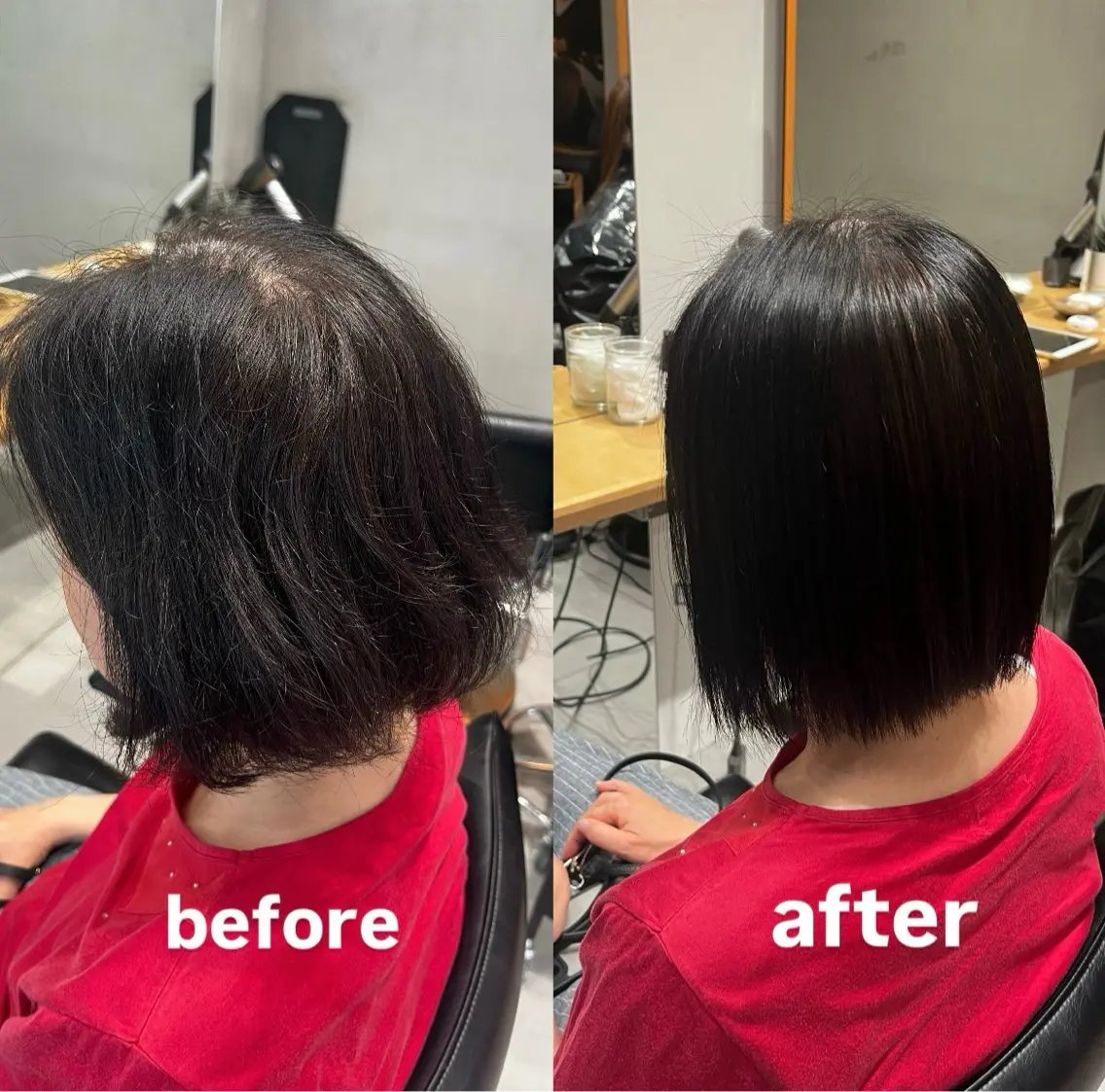 縮毛矯正 地毛風カラー/ NaRuのヘアスタイル