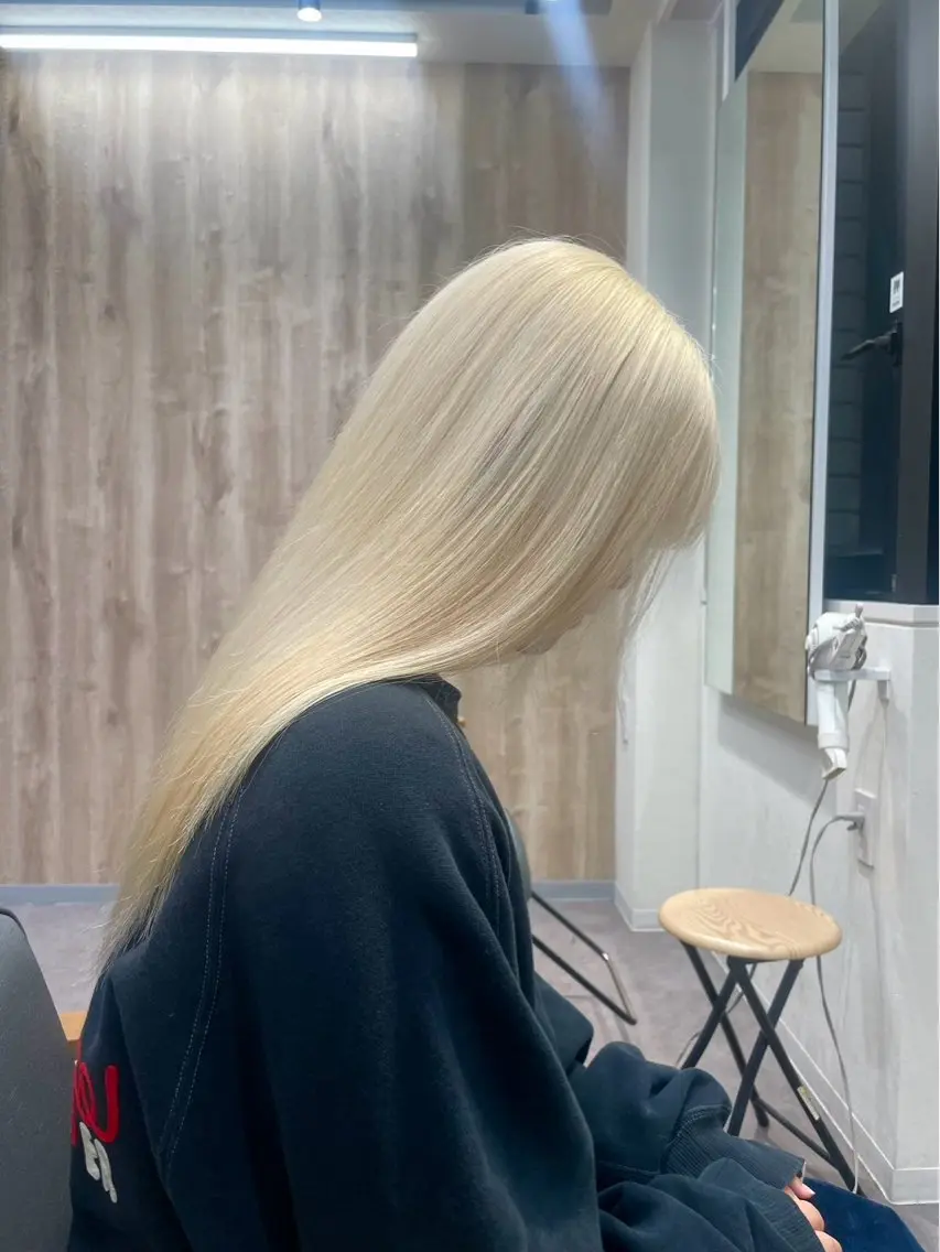 ブリーチリタッチwカラー+2step ケラチンtreatment✨✨の写真