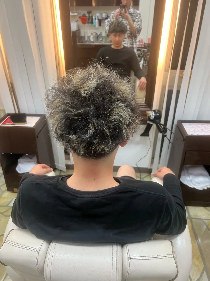 カラー パーマ メンズ HILLS店 Shouki/パーマのヘアスタイル