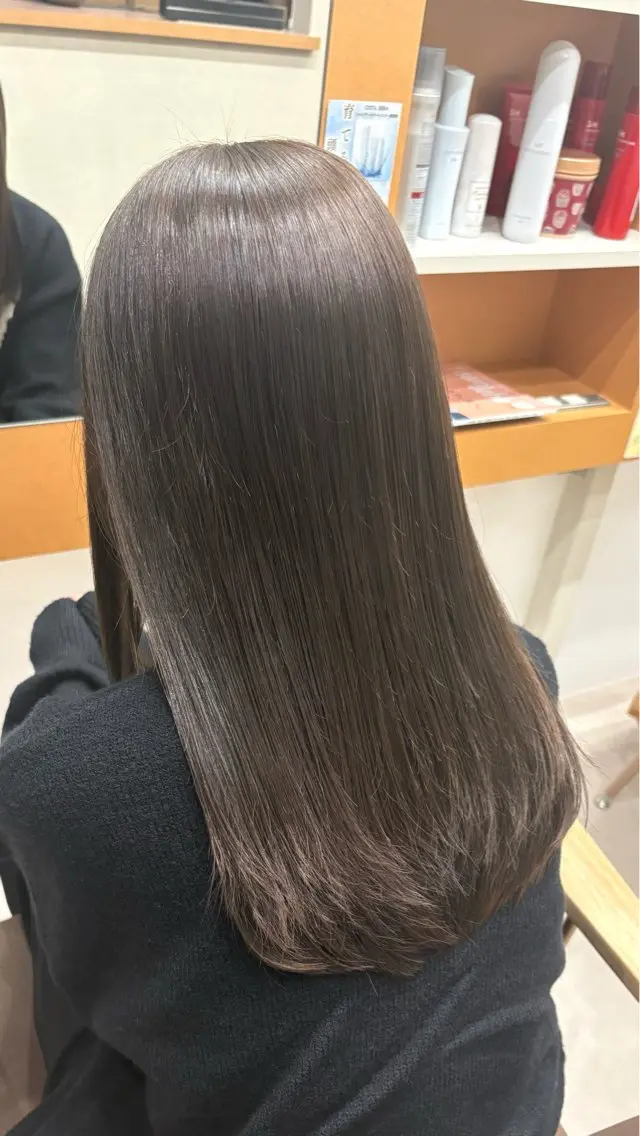 セミロング ヘアカラー ふうか🩰 /暖色カラー💖のヘアスタイル