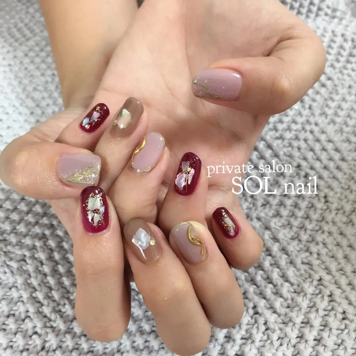 ネイル ハンドネイル SOL NAILのネイルデザイン