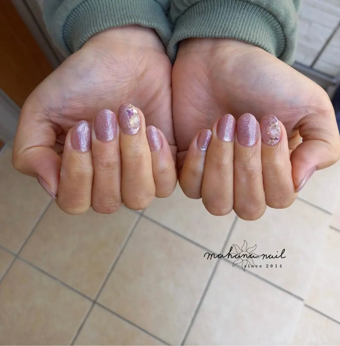 ネイル ワンカラーネイル mahana nailのネイルデザイン