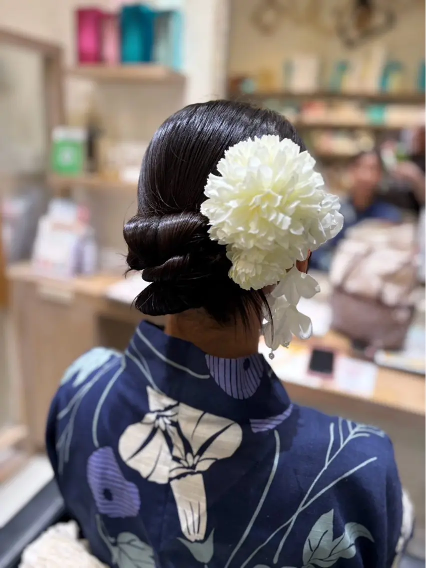 ヘアアレンジ ヘアセット 🎀ゆづき🫧 透明感/アレンジ💝のヘアスタイル