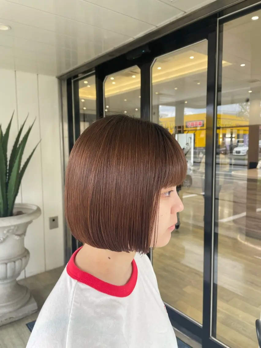 ショート ボブ 田中 あかりのヘアスタイル