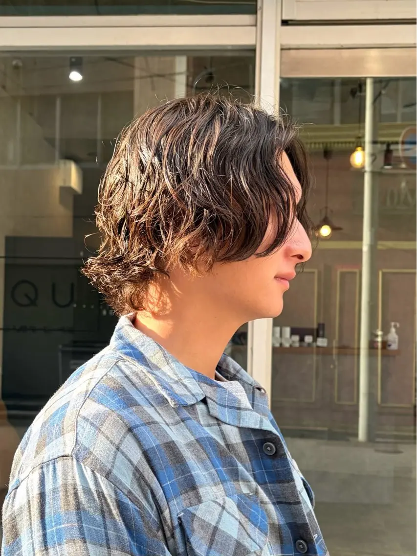 パーマ メンズ ✂︎メンズ特化船橋 パーマ優希のヘアスタイル