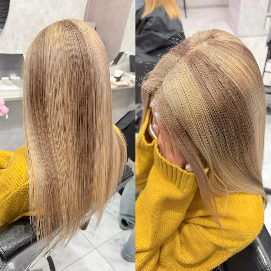 ロング カラー 🌺ハイトーン🌺 矢葺 なぎさ🌺🌺のヘアスタイル