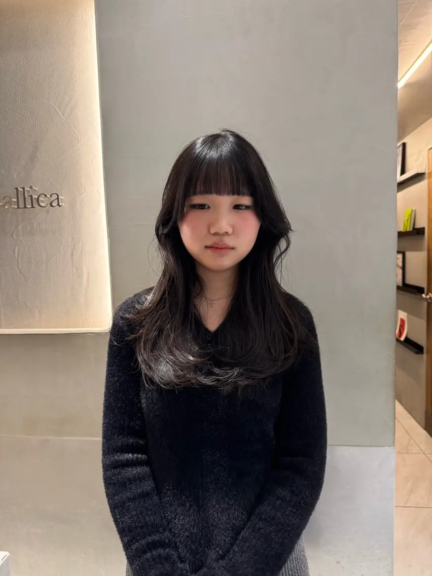 ロング カラー ヘアアレンジ カット トリートメント ヘッドスパ 艶髪/ボブモデル 募集🫧terukaのヘアスタイル