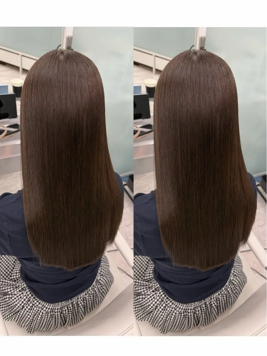 ロング カラー カット ヘアカラー トリートメント 池袋/髪質改善/ 艶カラー/koikiのヘアスタイル