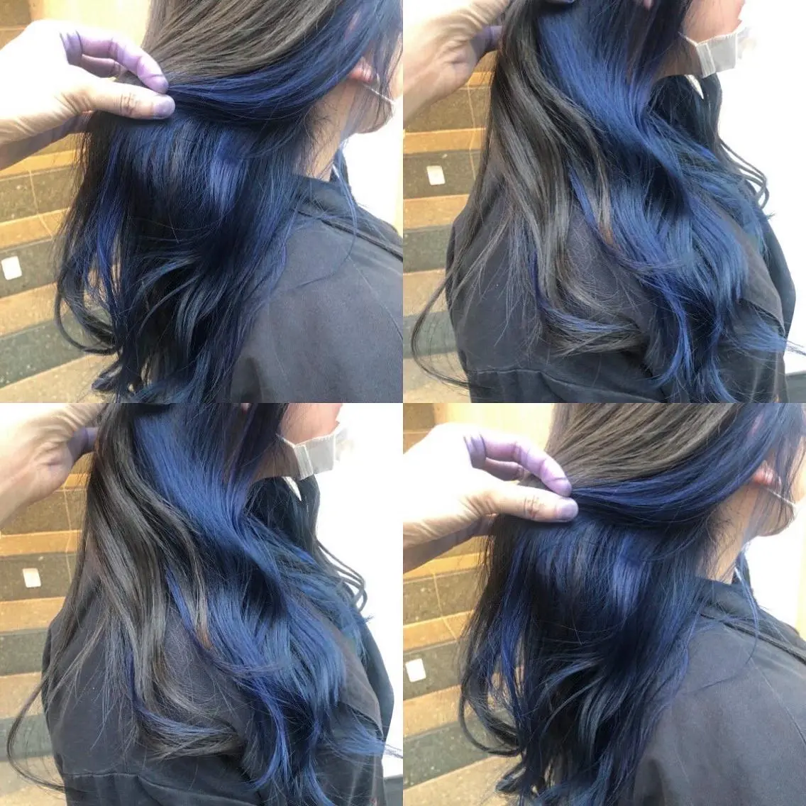 ロング カラー ショートボブ アッシュ バレイヤージュ ミストバング ベージュカラー カット ヘアカラー トリートメント 原宿サロン代表 デザインカラー伊藤卓のヘアスタイル