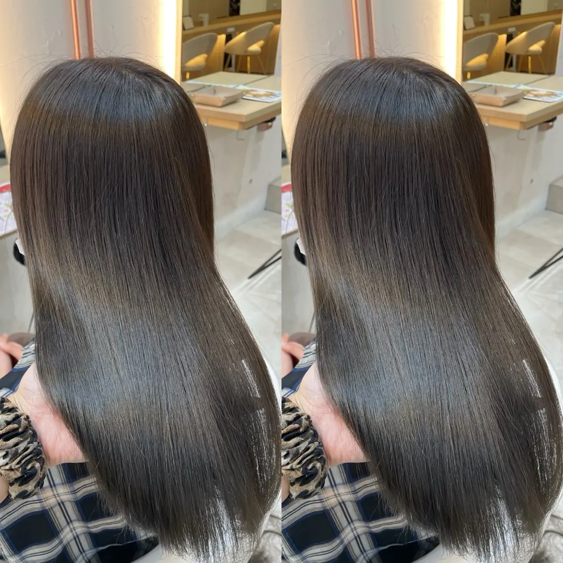 【🐥ご新規様限定🐥】ミディアム(鎖骨上)カット➕カラー➕1stepトリートメント🧴◌𓈒𓐍の写真