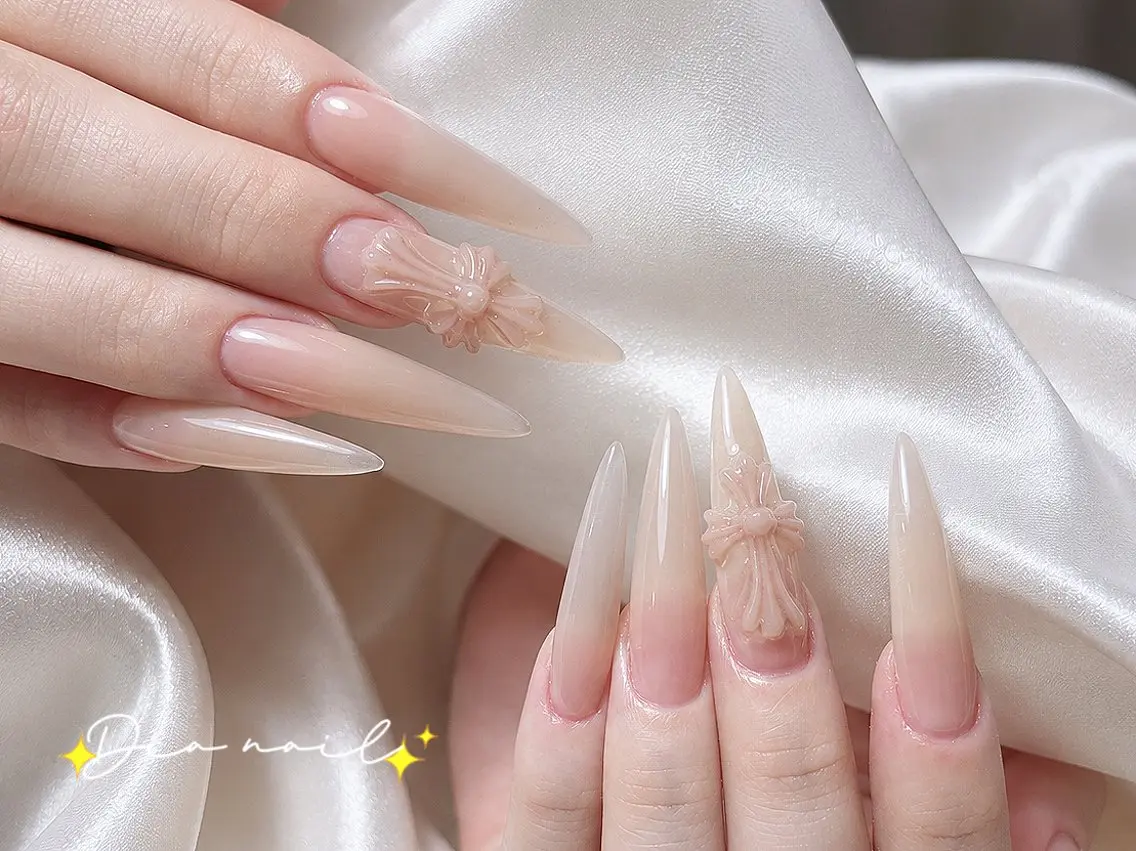 ネイル フットネイル 韓国ネイル レース ロングネイル マグネットネイル ハンドネイル Dia nail サロンのネイルデザイン