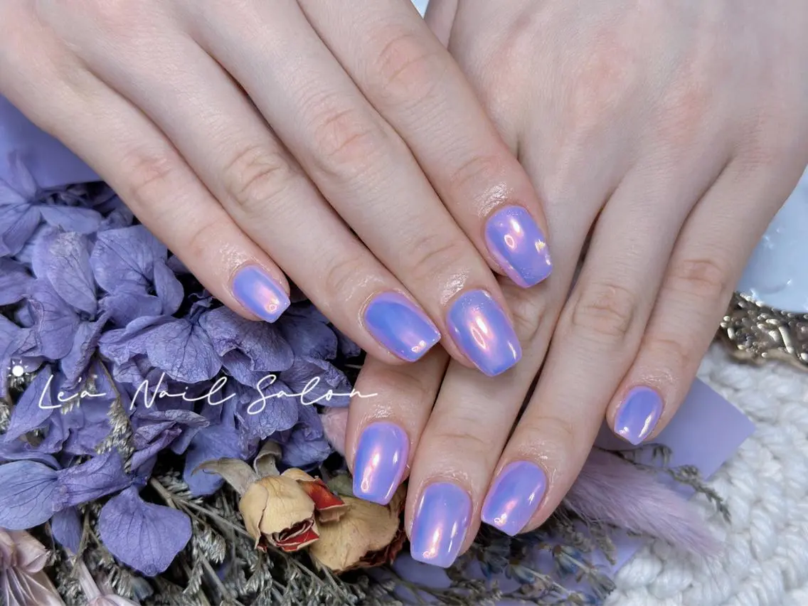 ショート カラー ネイル Le’a NailSalonのネイルデザイン