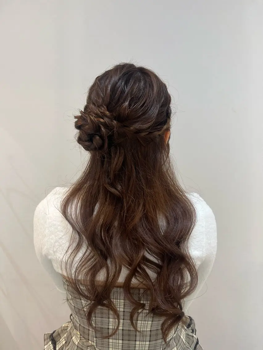 ロング ヘアセット 🎀 縮毛矯正ヘア セット/ハルナ🎀のヘアスタイル