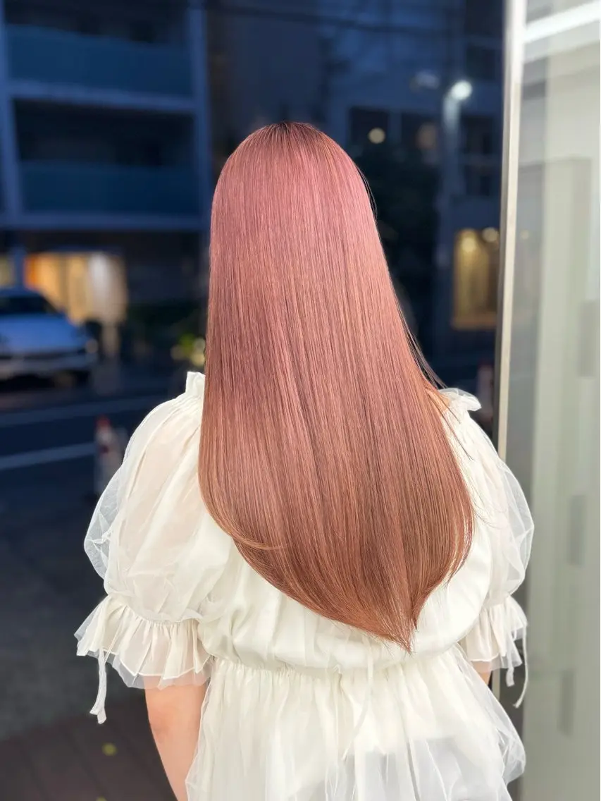 ロング カラー カット ヘアカラー トリートメント 🦋韓国系指名No1 店長/圓山 祐也🦋のヘアスタイル