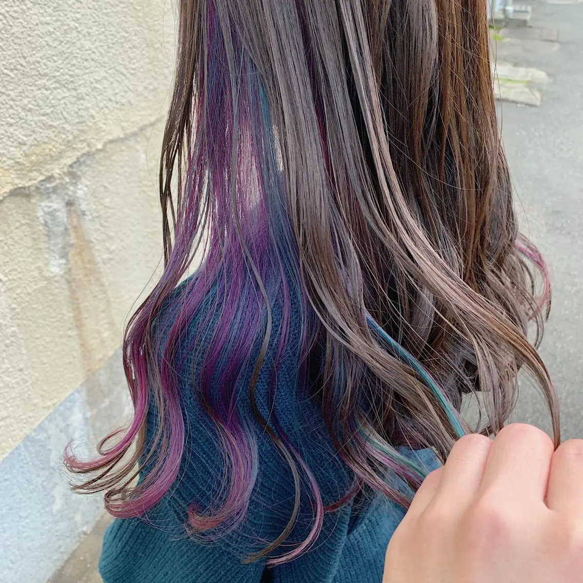 セミロング カラー スダユーヤ 💫推しカラーウルフのヘアスタイル